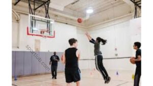  play basketball indoors